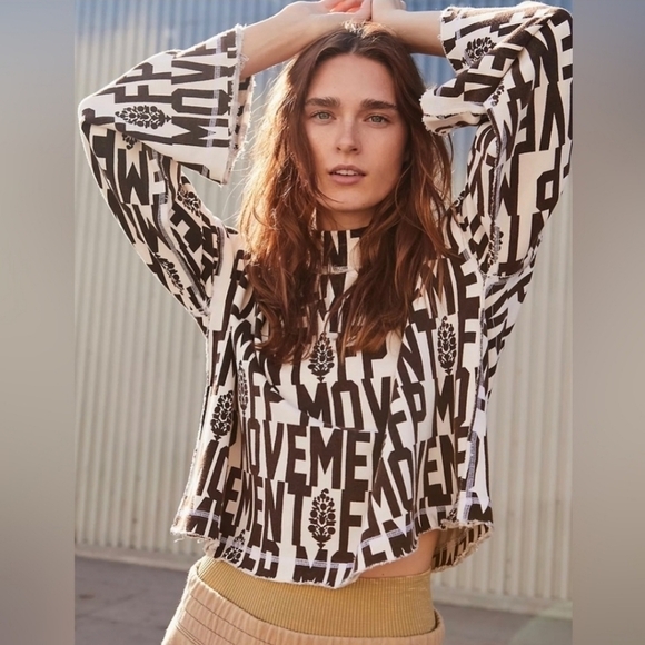 NWOT Free People Long Sleeve Shirt - Picture 1 of 6